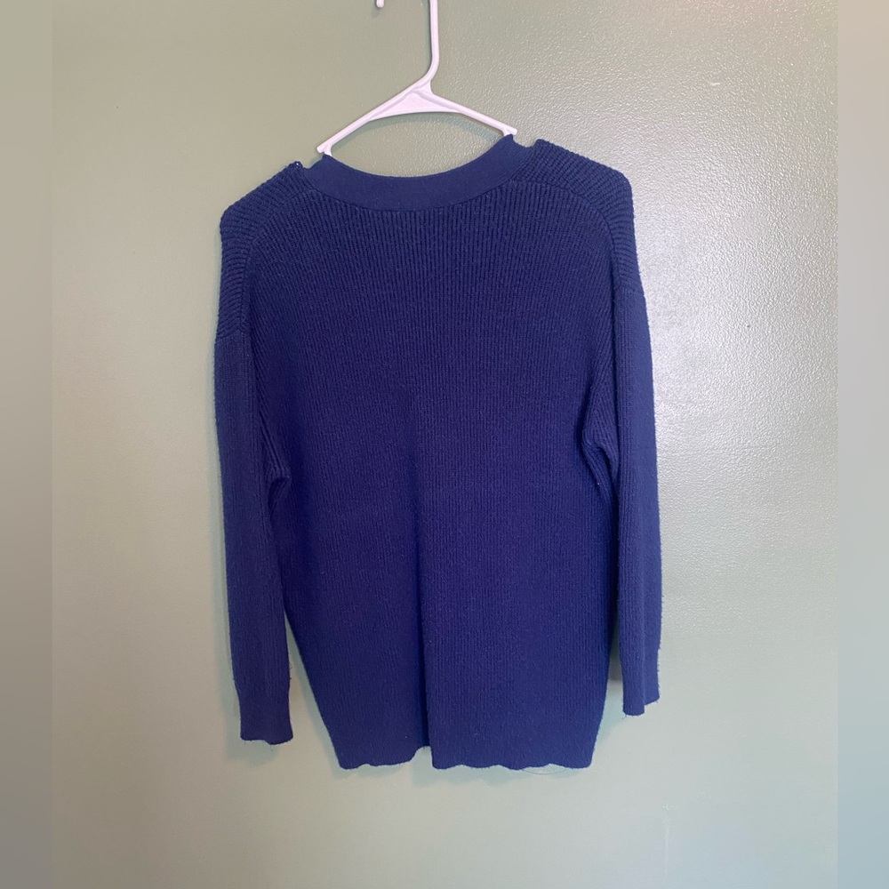 Tahari Deep Blue Women's Cardigan - Picture 4 of 4